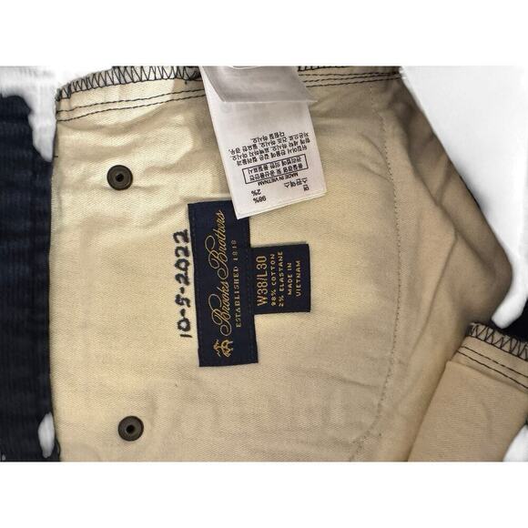 Maglia NEW Vintage Suede Leather Pants Neutral Tan Pleated Straight Leg 8-10 - Picture 11 of 11